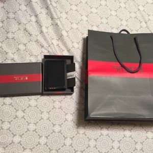Tumi Alpha SLG Credit Card Money Clip Wallet